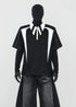 Contrast Half - Zip Padded Polo Shirt - Rick Circus