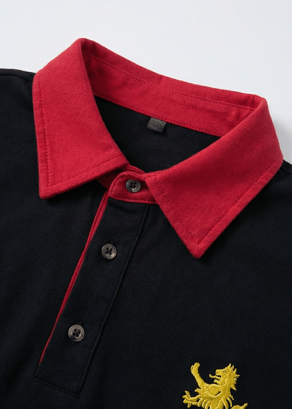 Contrast Panel Embroidery T-shirt - Rick Circus