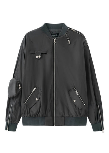 Cropped Techwear Bomber Jacket - Rick Circus
