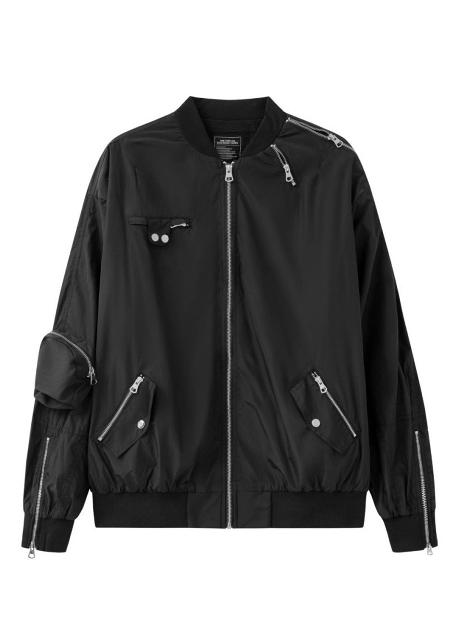 Cropped Techwear Bomber Jacket - Rick Circus
