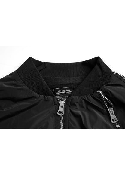 Cropped Techwear Bomber Jacket - Rick Circus
