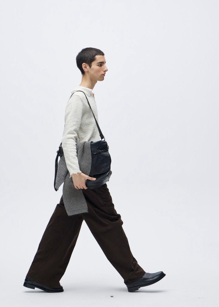 Curved Cut Wide - Leg Balloon Pants - Rick Circus