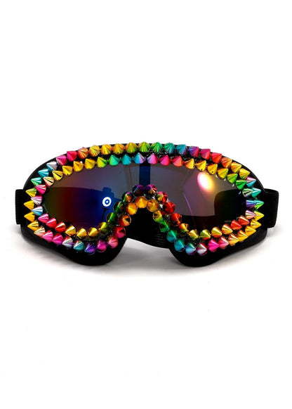 Cyberpunk Motorcycle Ski Shield Glasses - Rick Circus