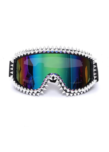Cyberpunk Motorcycle Ski Shield Glasses - Rick Circus