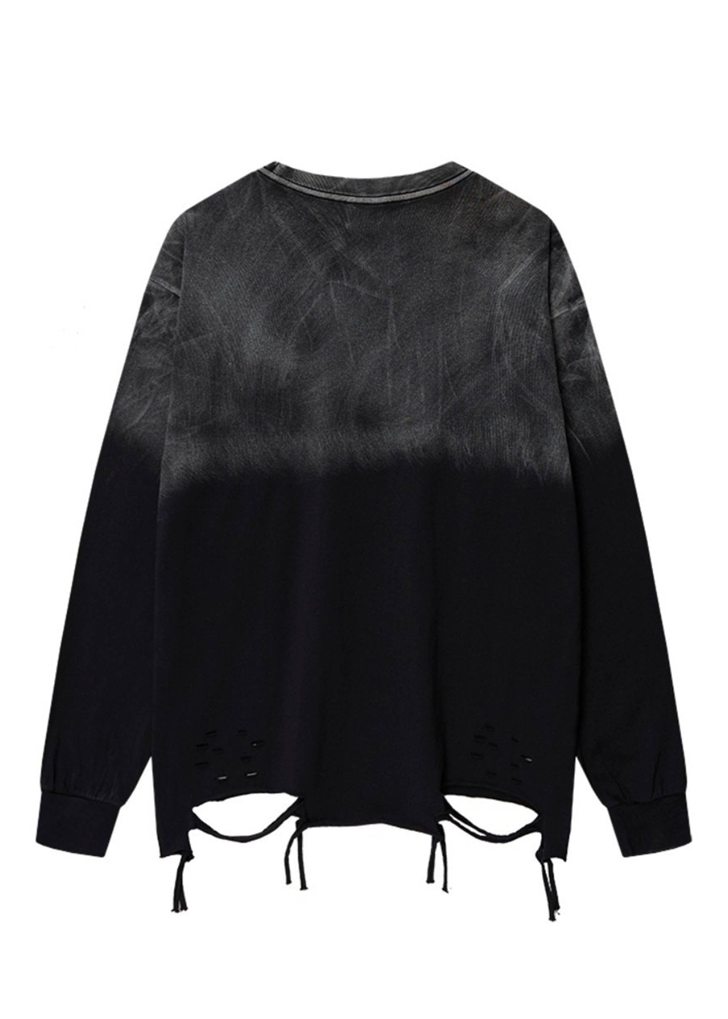 Dark Gradient Washed Long Sleeve T-Shirt - Rick Circus