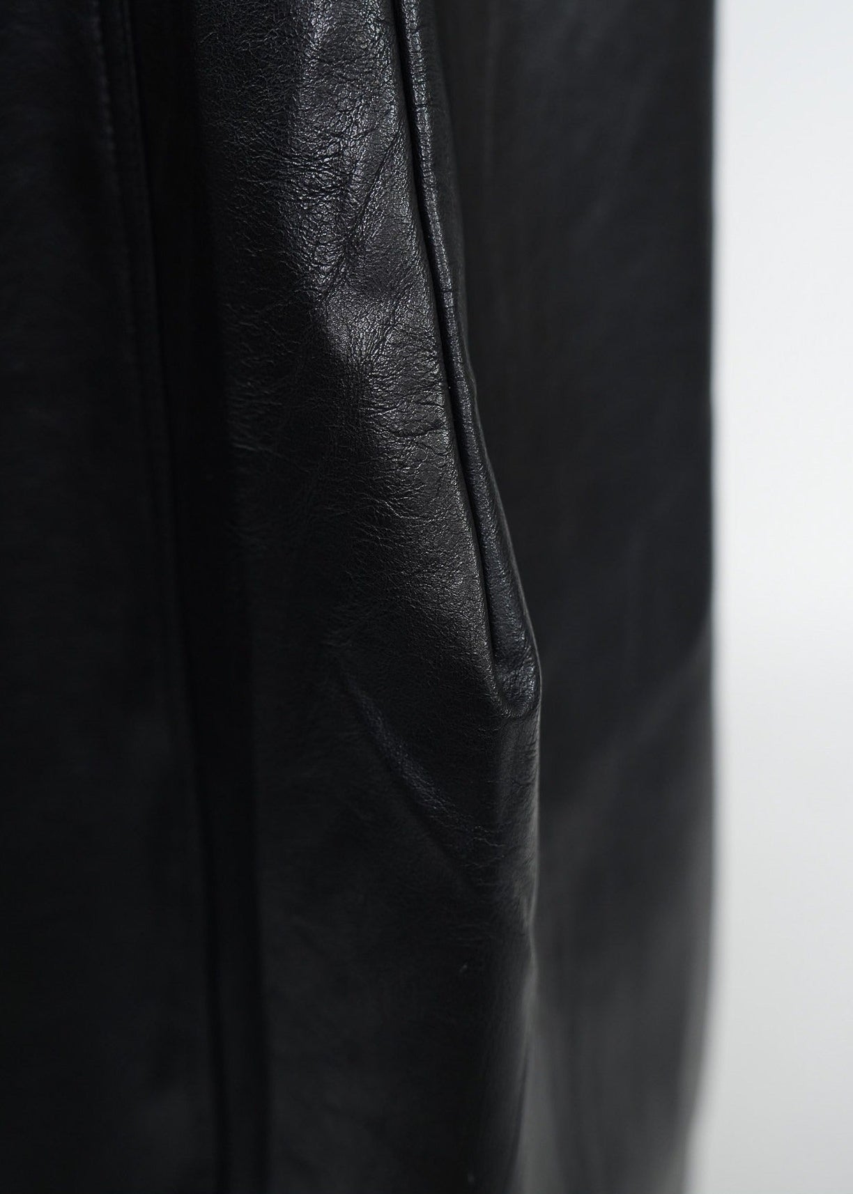 Dark Punk Biker Baggy Leather Pants - Rick Circus