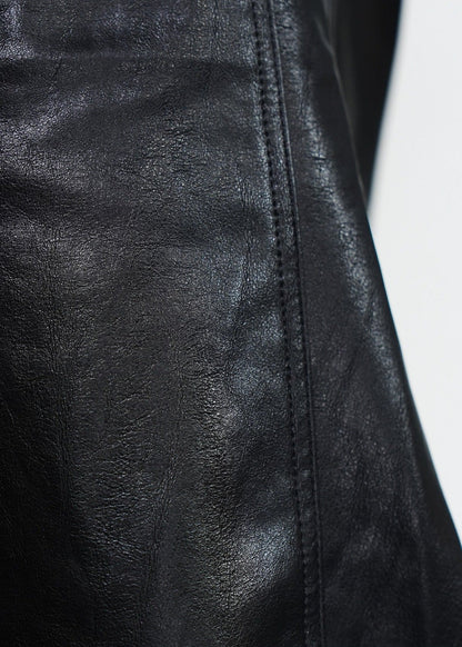 Dark Punk Biker Baggy Leather Pants - Rick Circus