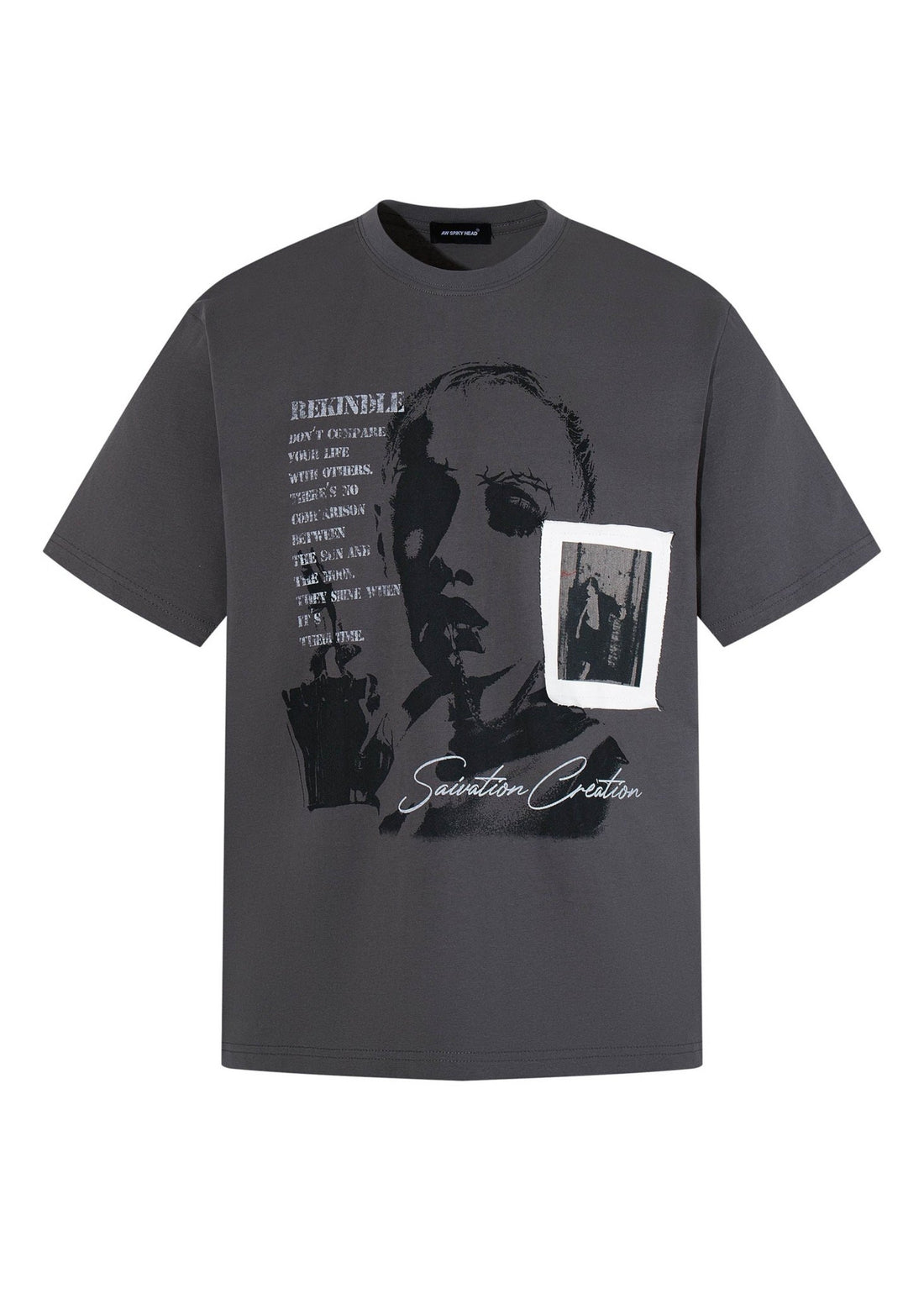 Dark Washed Portrait T-Shirt - Rick Circus