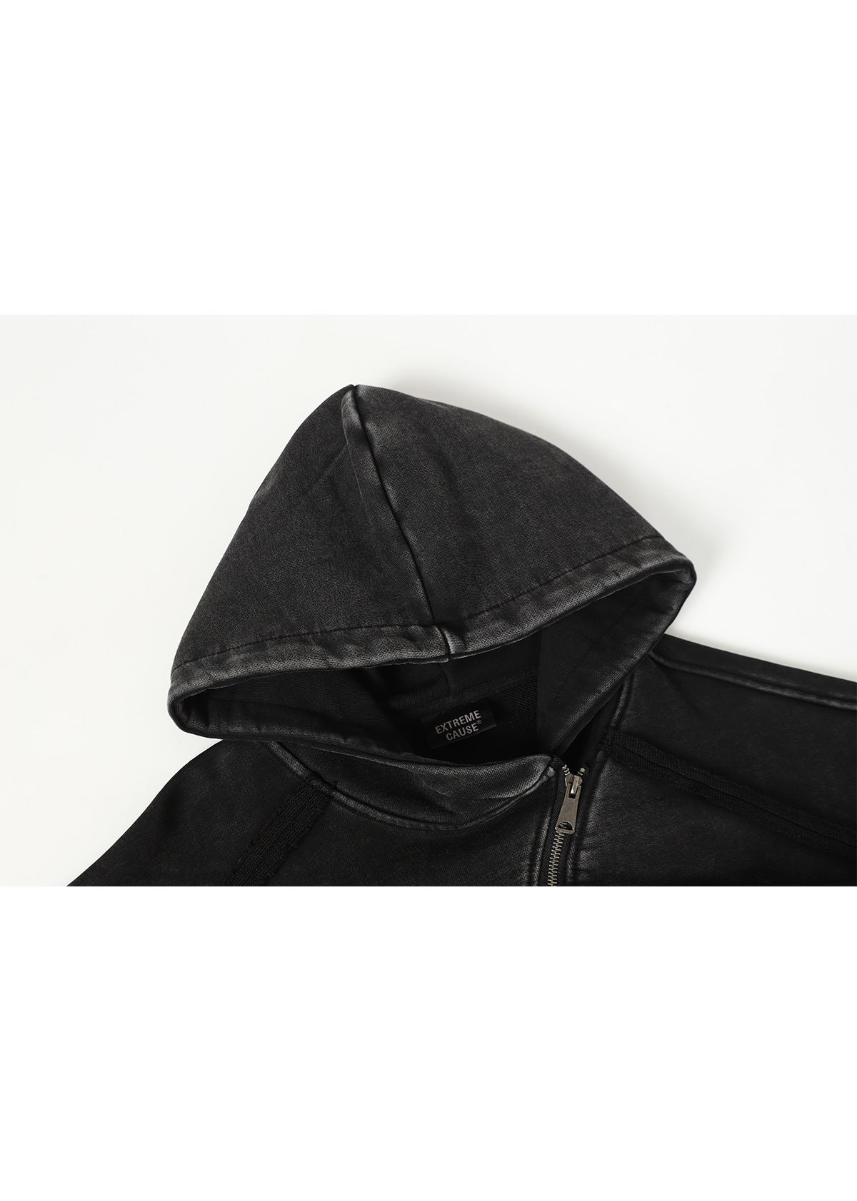 Deconstructed Asymmetric Hoodie - Rick Circus