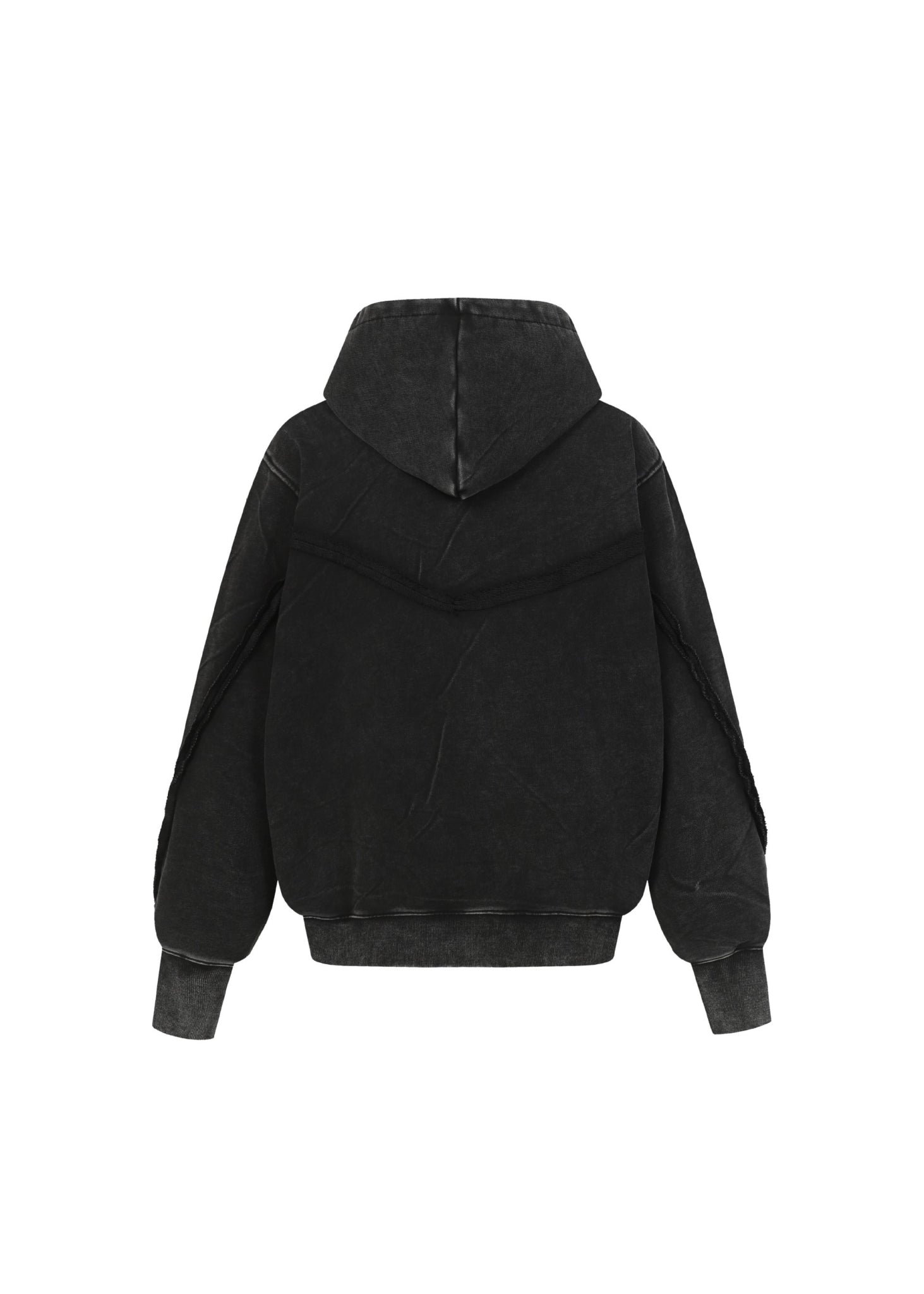 Deconstructed Asymmetric Hoodie - Rick Circus