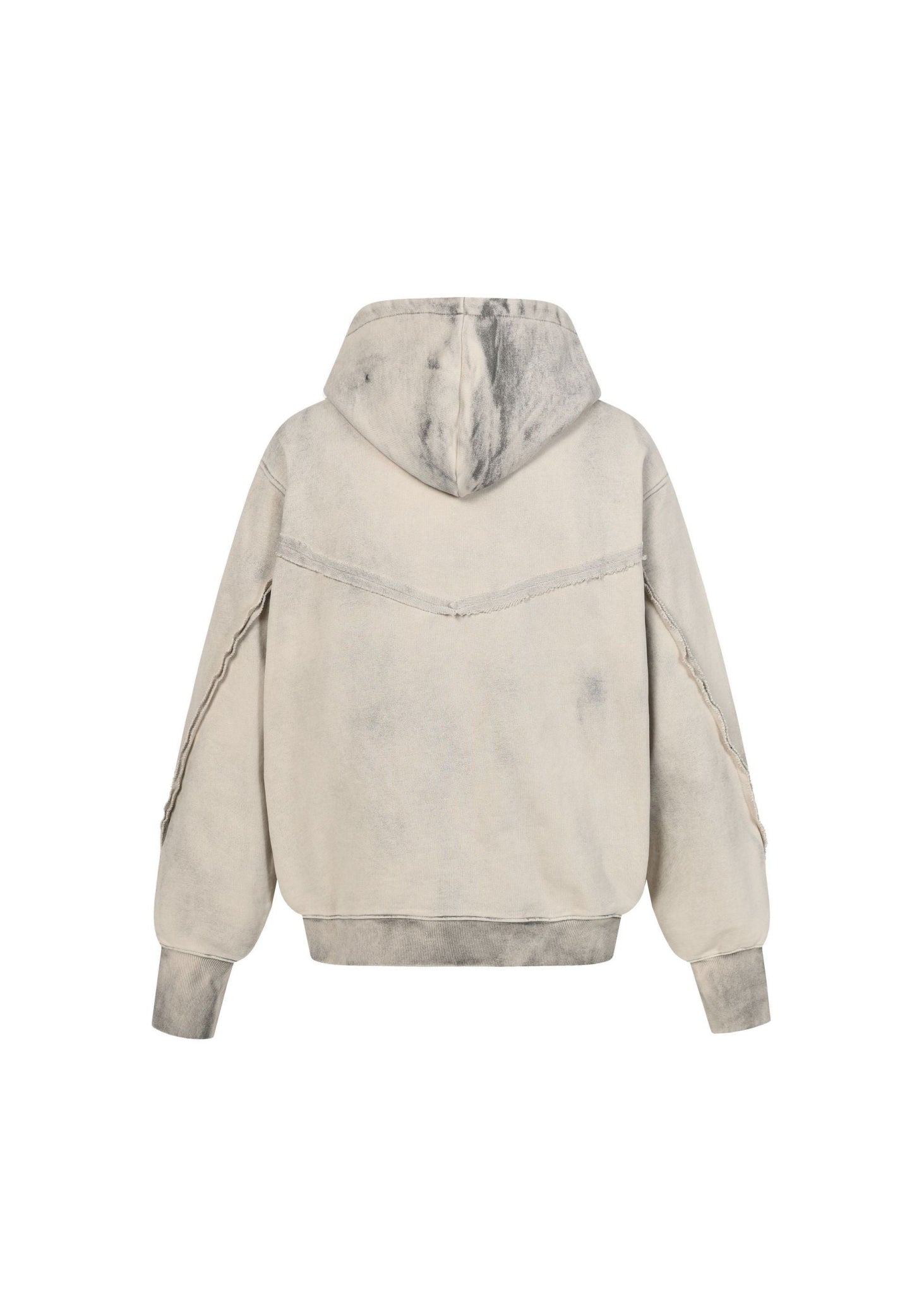 Deconstructed Asymmetric Hoodie - Rick Circus