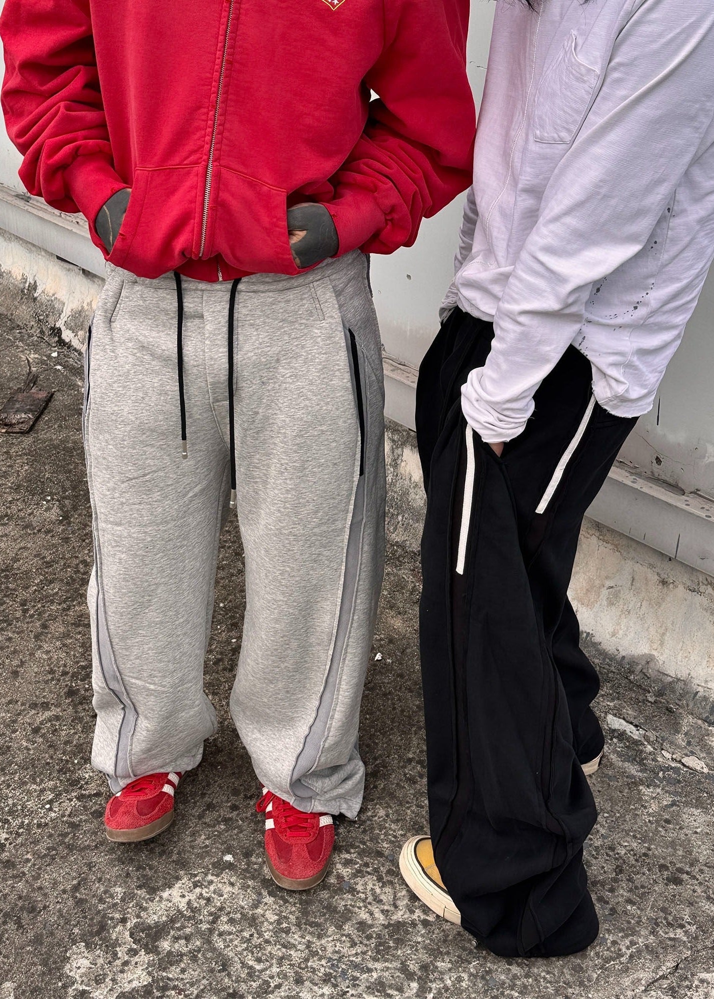Deconstructed Panel Sweatpants - Rick Circus
