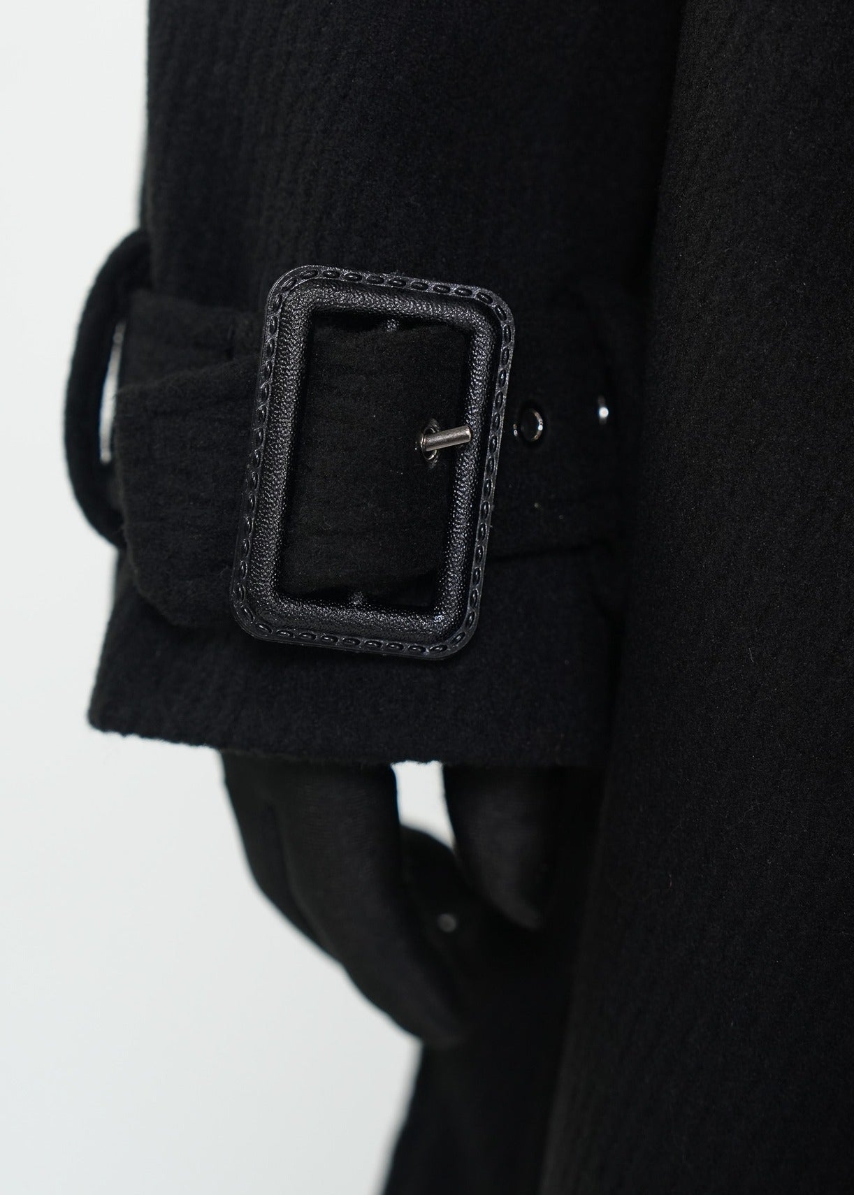Detachable Double - Lapel Wool Coat - Rick Circus