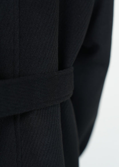 Detachable Double - Lapel Wool Coat - Rick Circus