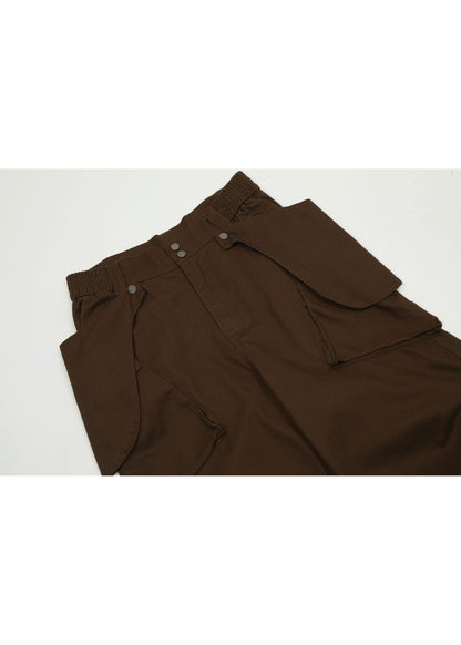 Detachable Flared Cargo Pants - Rick Circus