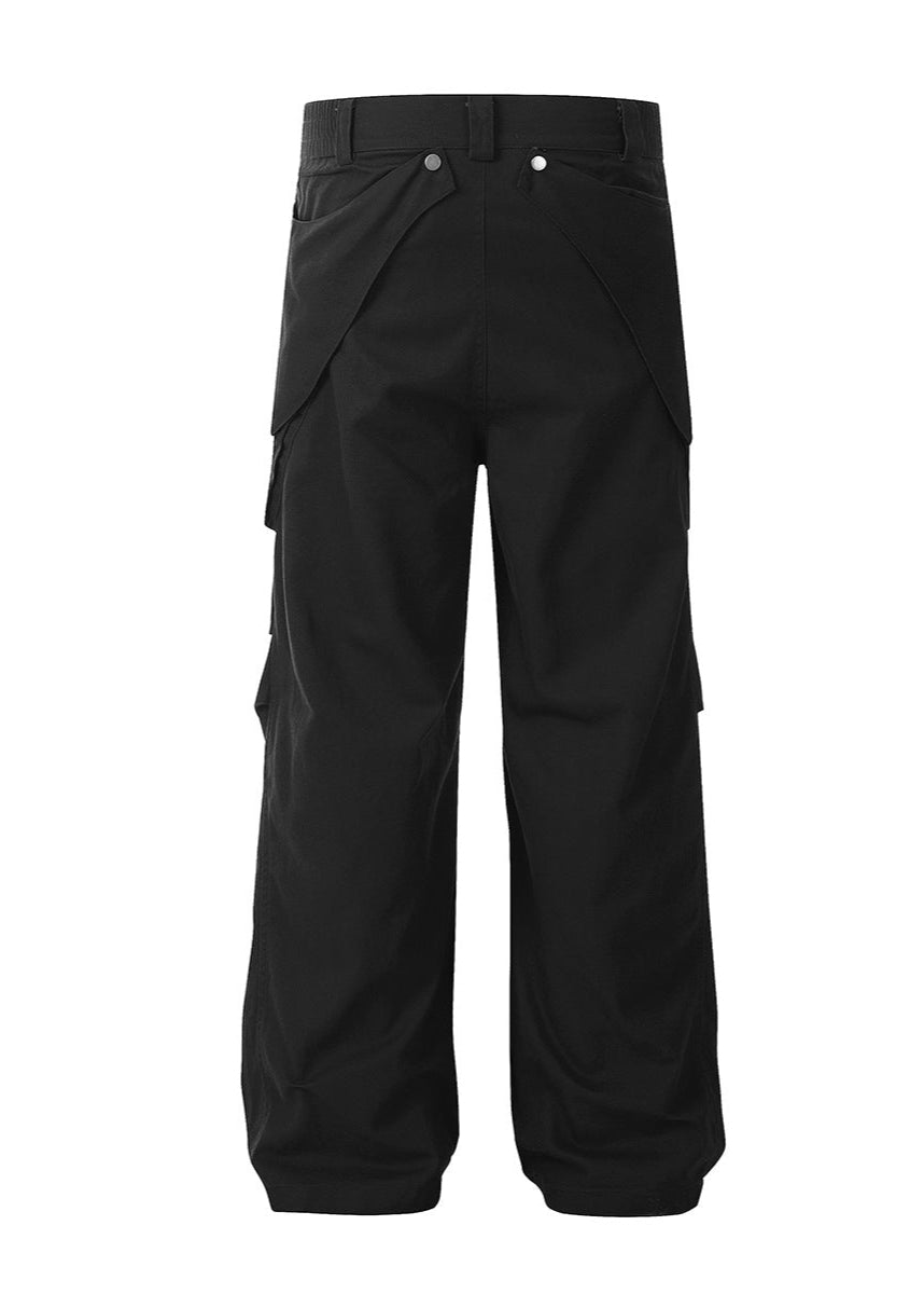 Detachable Flared Cargo Pants - Rick Circus