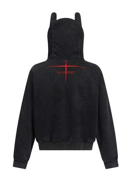 Devil Horn Zip Hoodie - Rick Circus