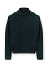 Diamond Pattern Corduroy Harrington Jacket - Rick Circus