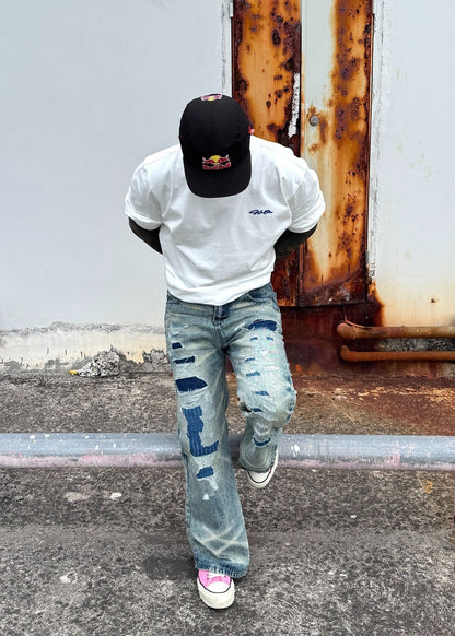 Distressed Baggy Jeans - Rick Circus