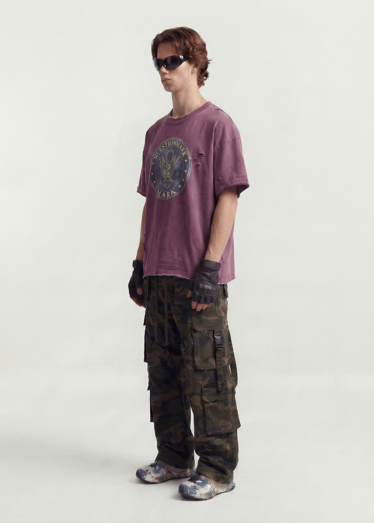 Distressed Cotton Streetwear T-Shirt - Rick Circus