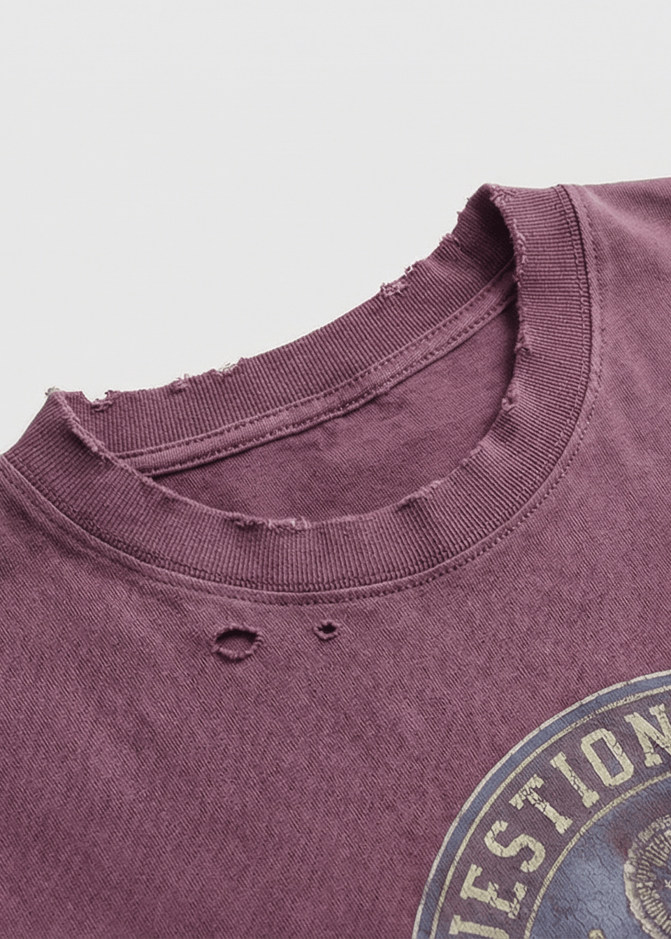 Distressed Cotton Streetwear T-Shirt - Rick Circus