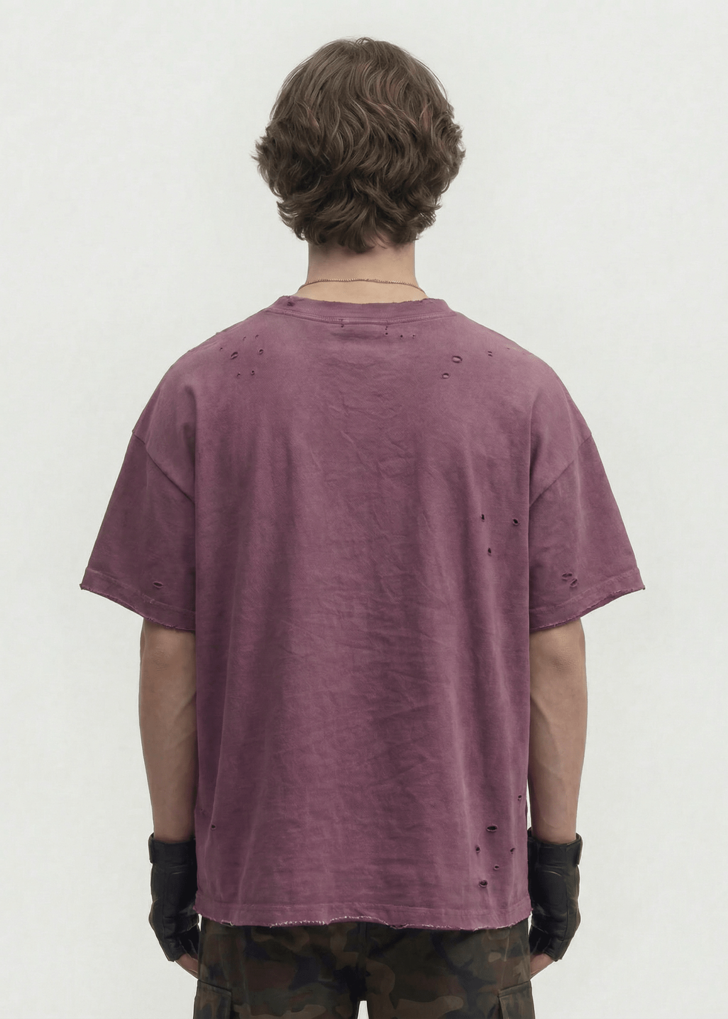 Distressed Cotton Streetwear T-Shirt - Rick Circus