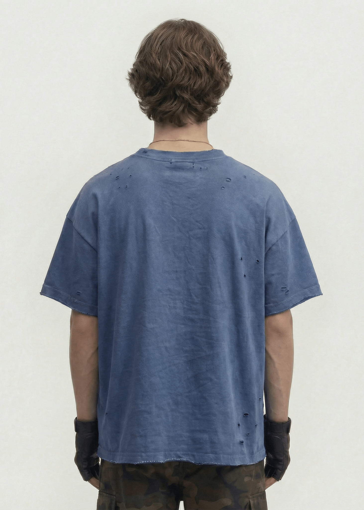 Distressed Cotton Streetwear T-Shirt - Rick Circus