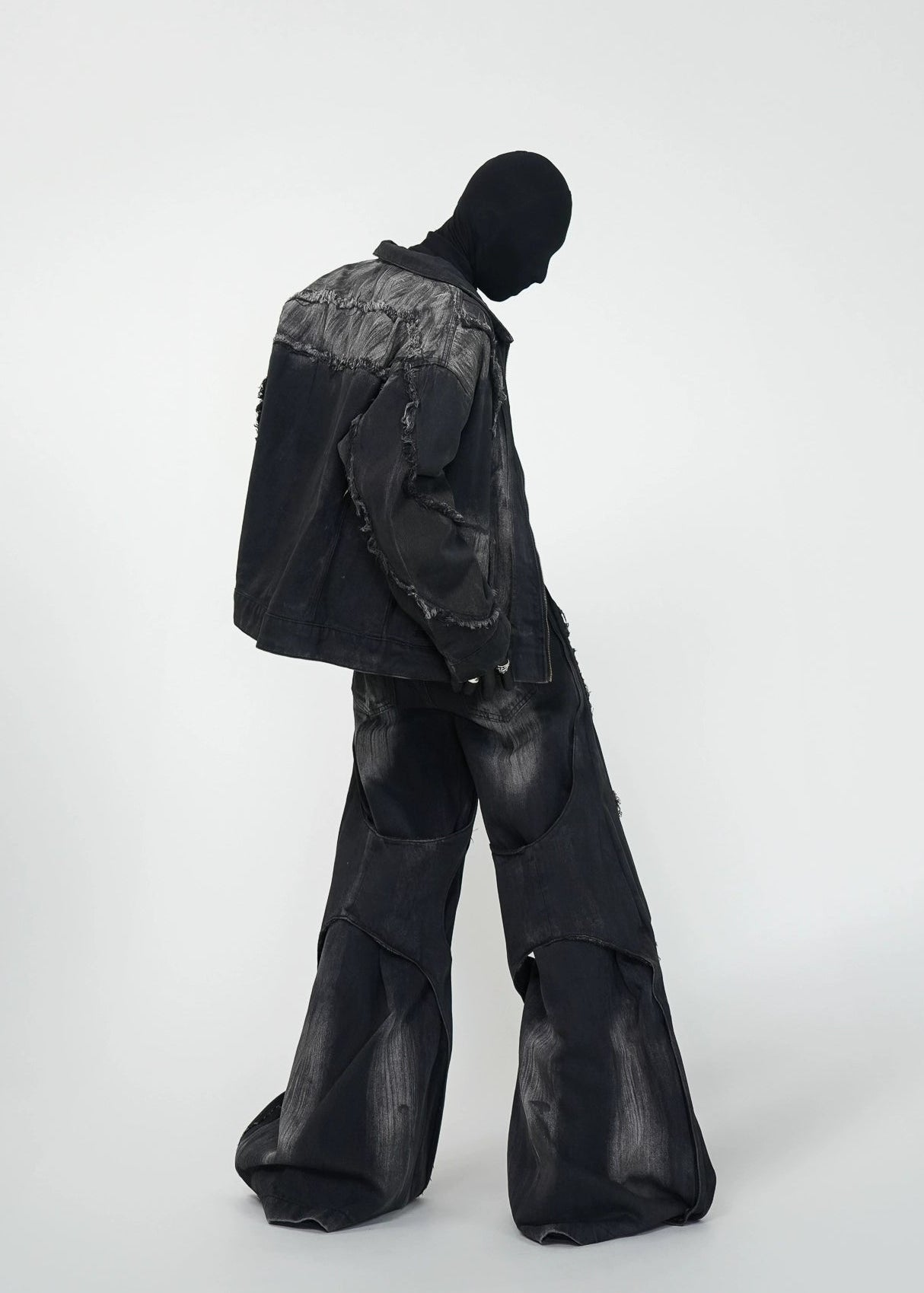 Distressed Flared Jeans - Rick Circus