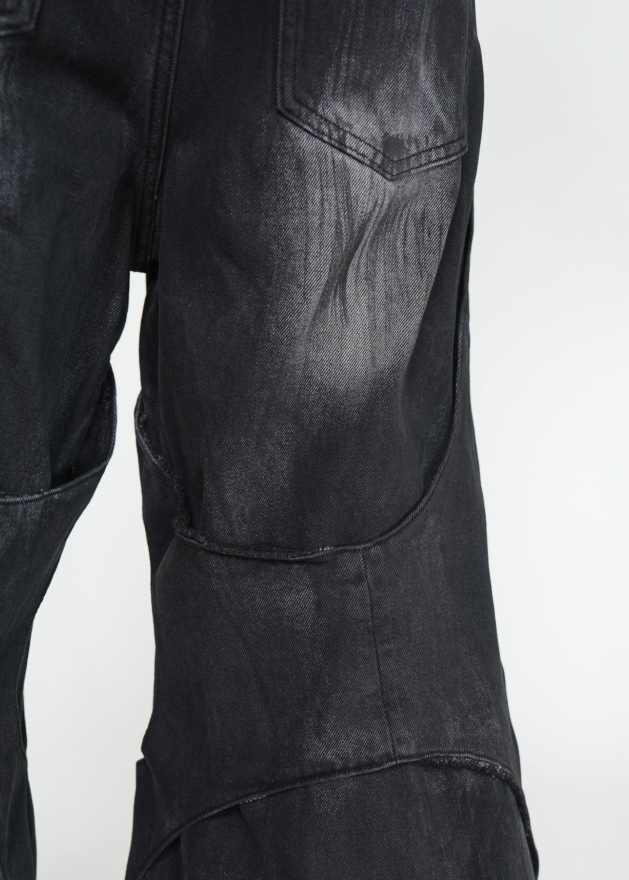 Distressed Flared Jeans - Rick Circus