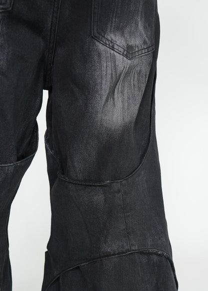 Distressed Flared Jeans - Rick Circus