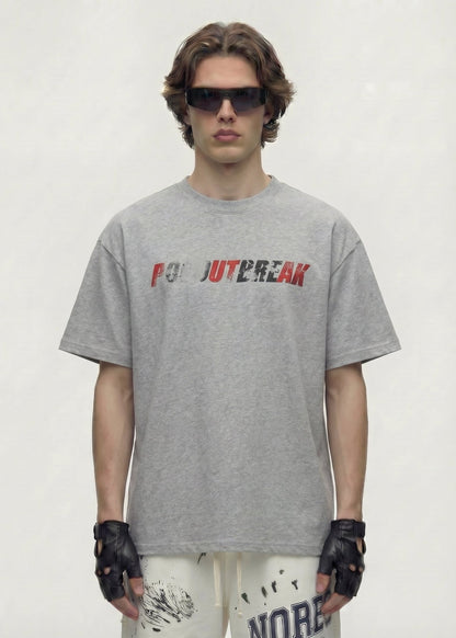 Distressed Graphic T-Shirt - Rick Circus