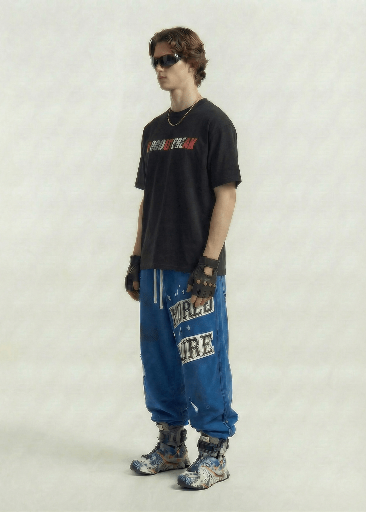 Distressed Graphic T-Shirt - Rick Circus