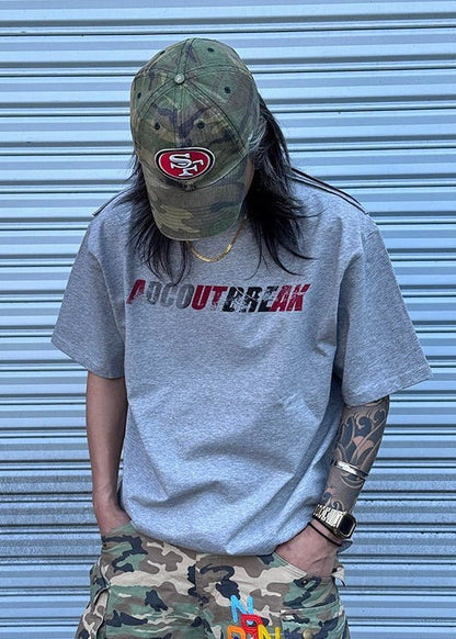 Distressed Graphic T-Shirt - Rick Circus