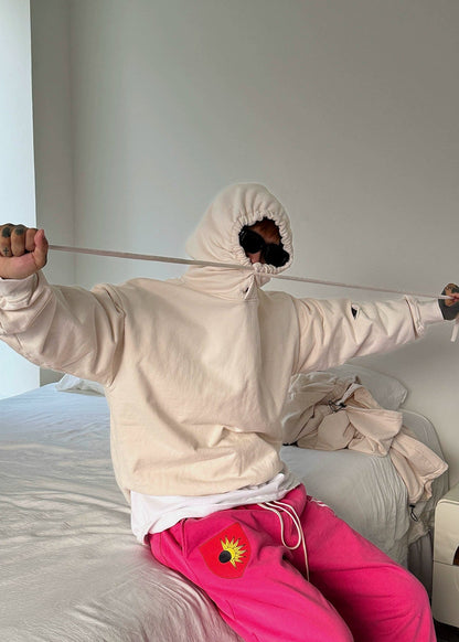 Distressed Hole Hoodie - Rick Circus