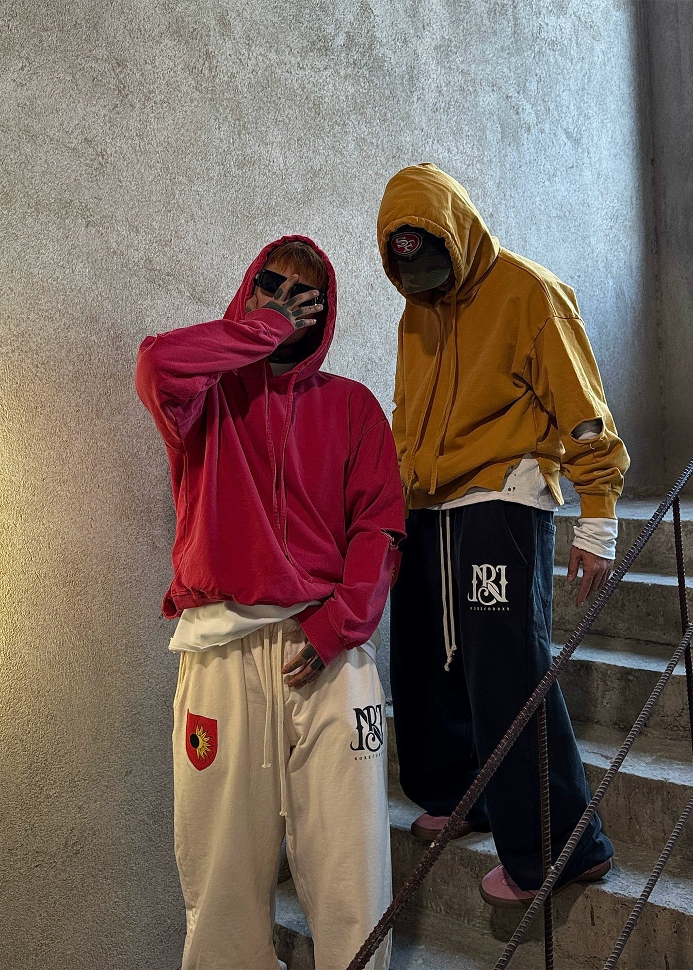 Distressed Hole Hoodie - Rick Circus