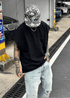 Distressed Oversized Sleeveless T-Shirt - Rick Circus