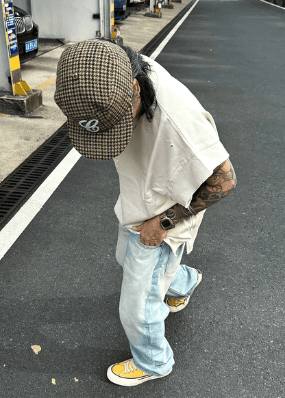 Distressed Oversized Sleeveless T-Shirt - Rick Circus
