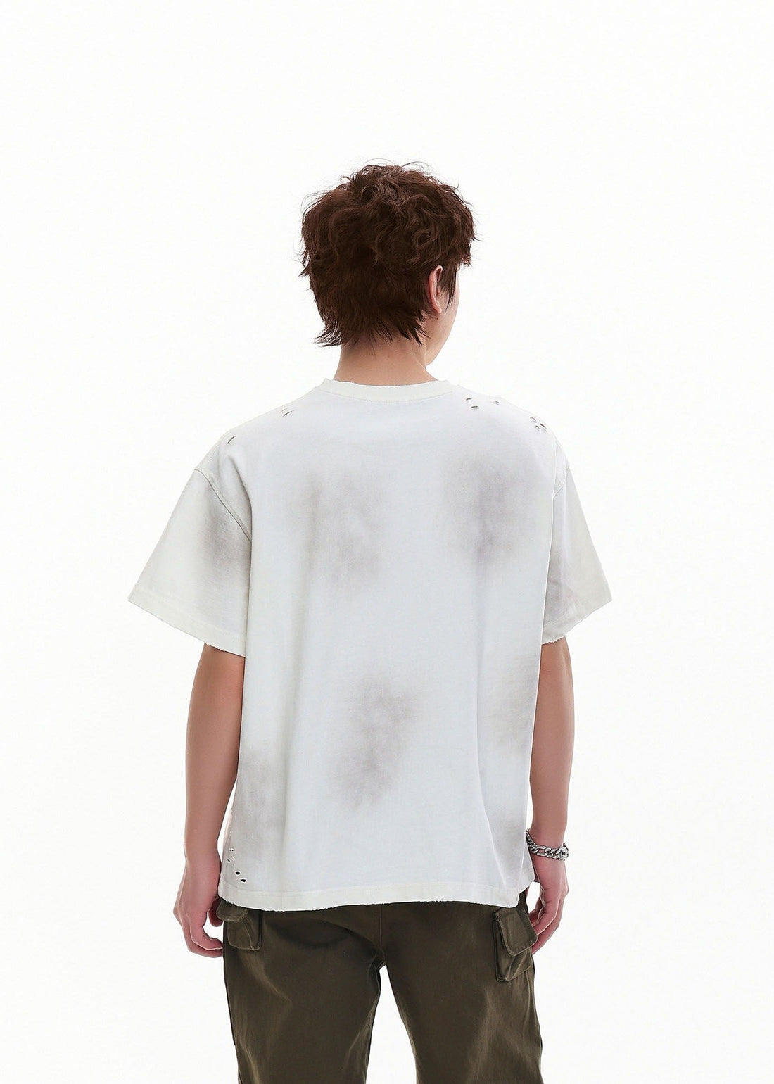 Distressed Washed Streetwear Tee - Rick Circus