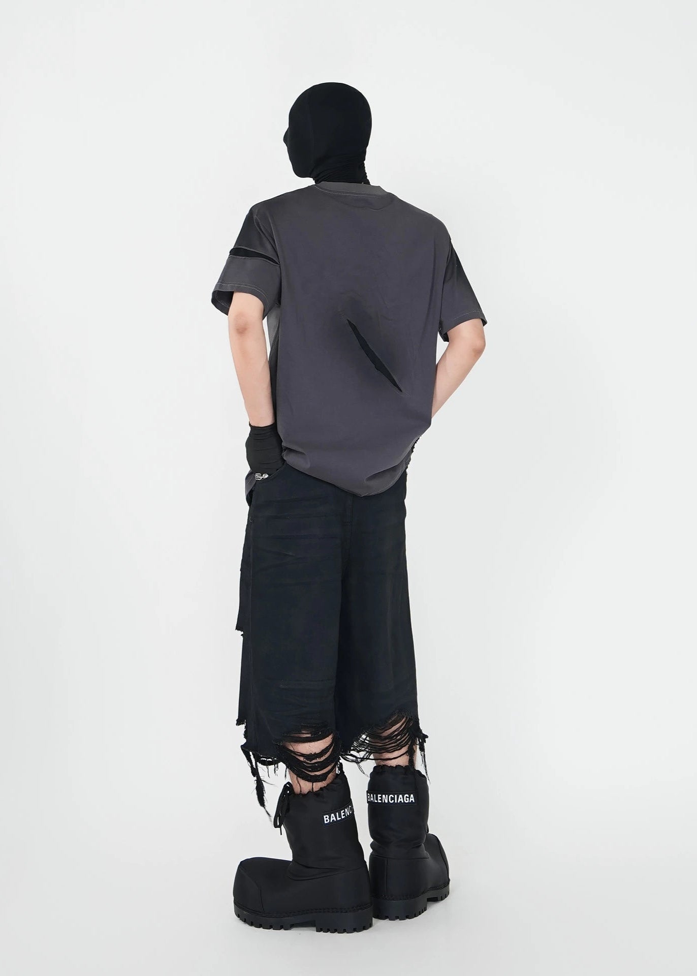 Distressed Washed Tee - Rick Circus