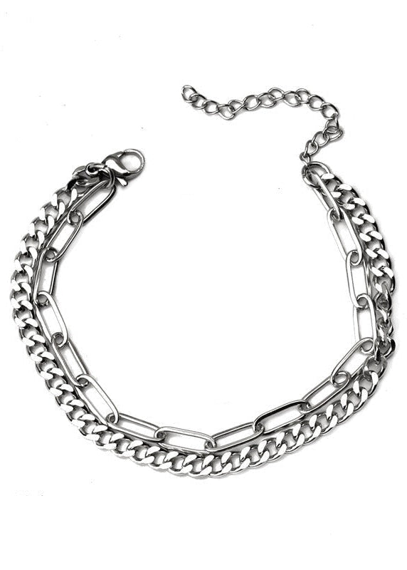 Double Layer Hip Hop Link Bracelet - Rick Circus
