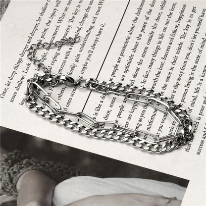 Double Layer Hip Hop Link Bracelet - Rick Circus