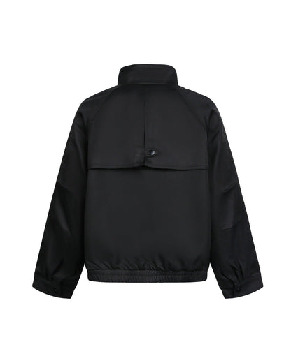 Double Placket Raglan Windbreaker Jacket - Rick Circus