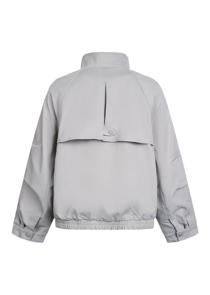 Double Placket Raglan Windbreaker Jacket - Rick Circus