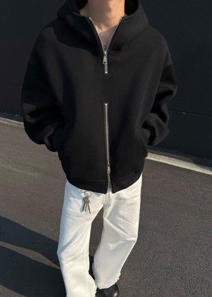 Double - Zip Oversized Hoodie - Rick Circus