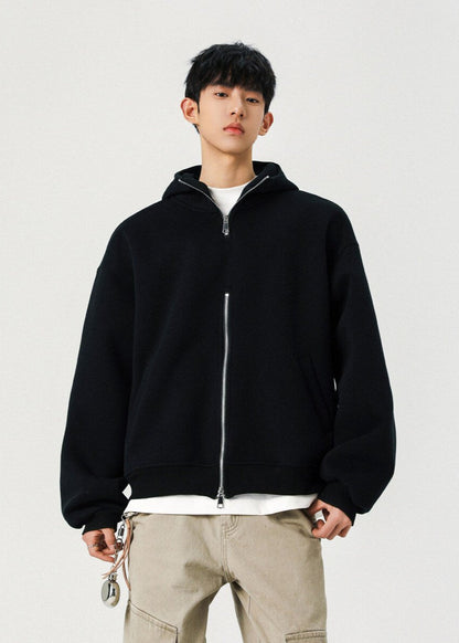 Double - Zip Oversized Hoodie - Rick Circus