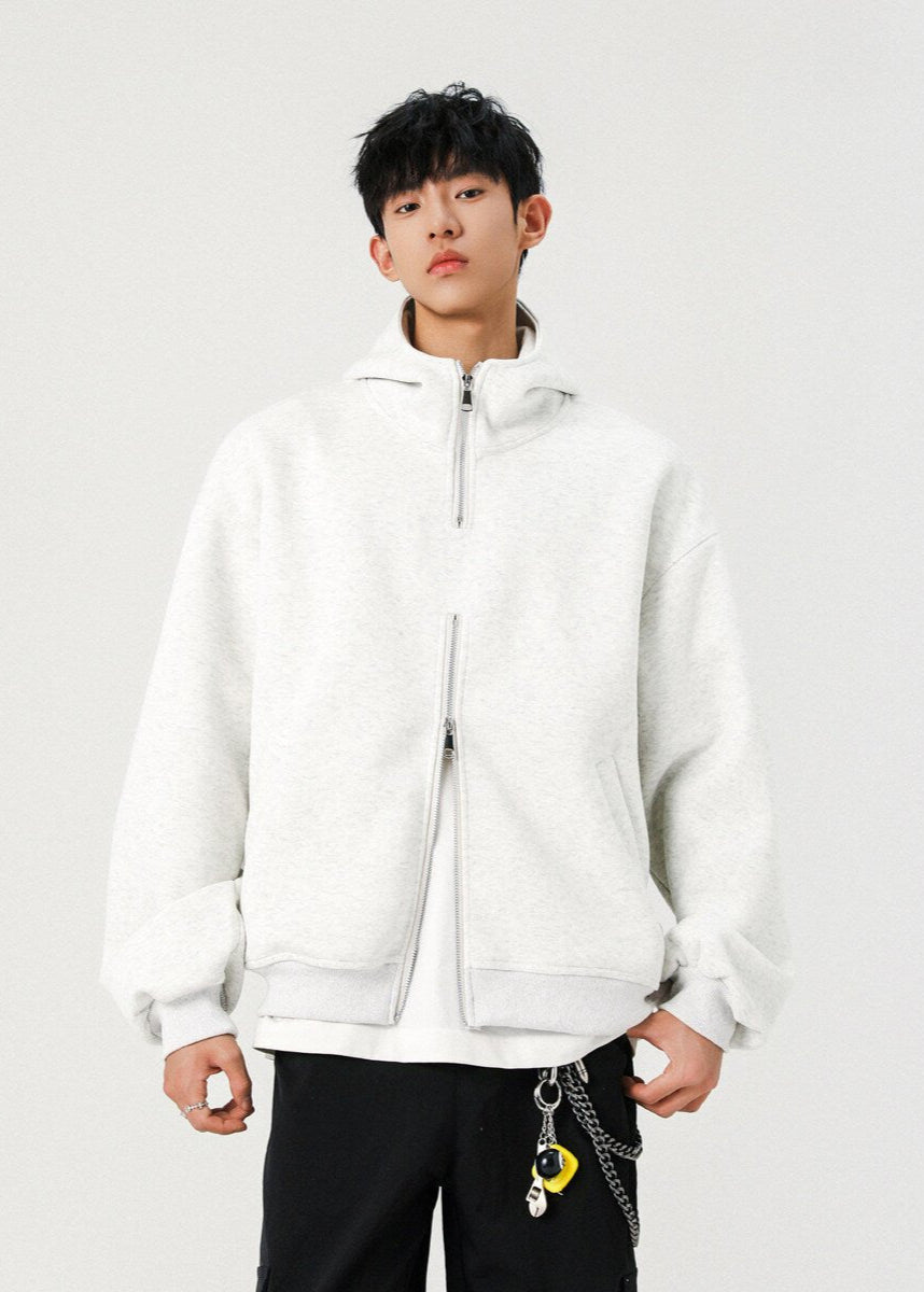 Double - Zip Oversized Hoodie - Rick Circus
