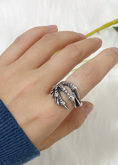 Dragon Claw Skull Ring - Rick Circus
