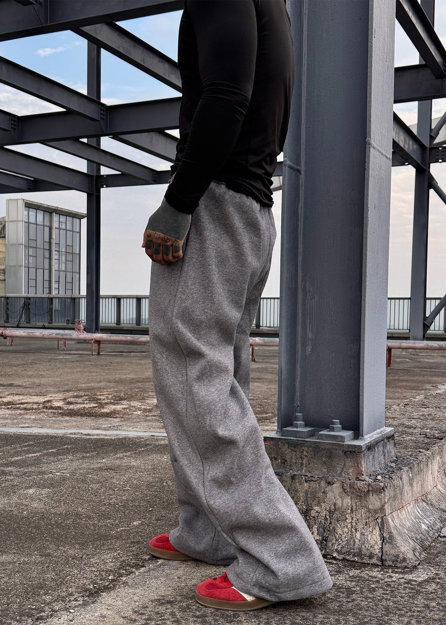 Drawstring Wide - Leg Sweatpants - Rick Circus