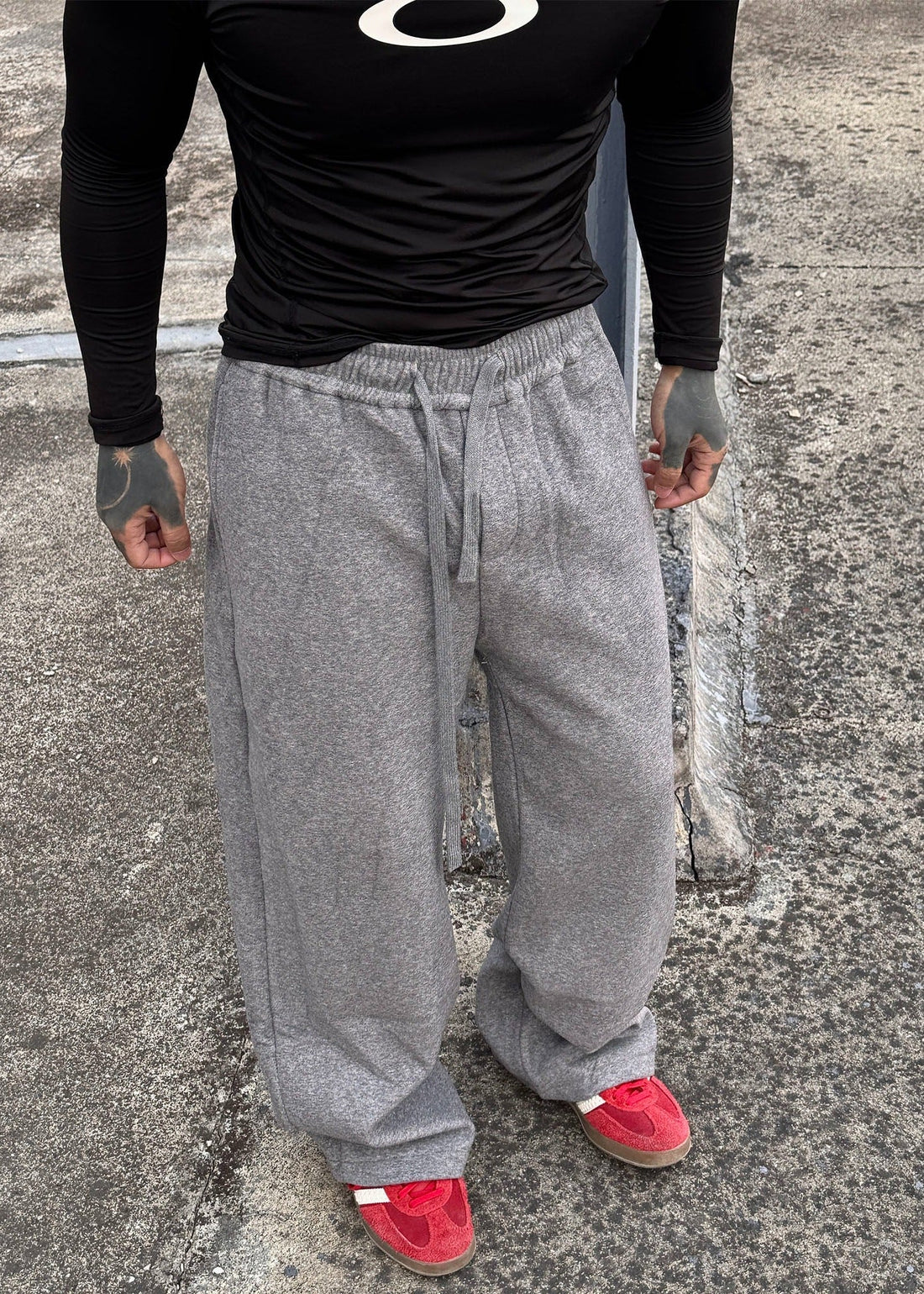 Drawstring Wide - Leg Sweatpants - Rick Circus