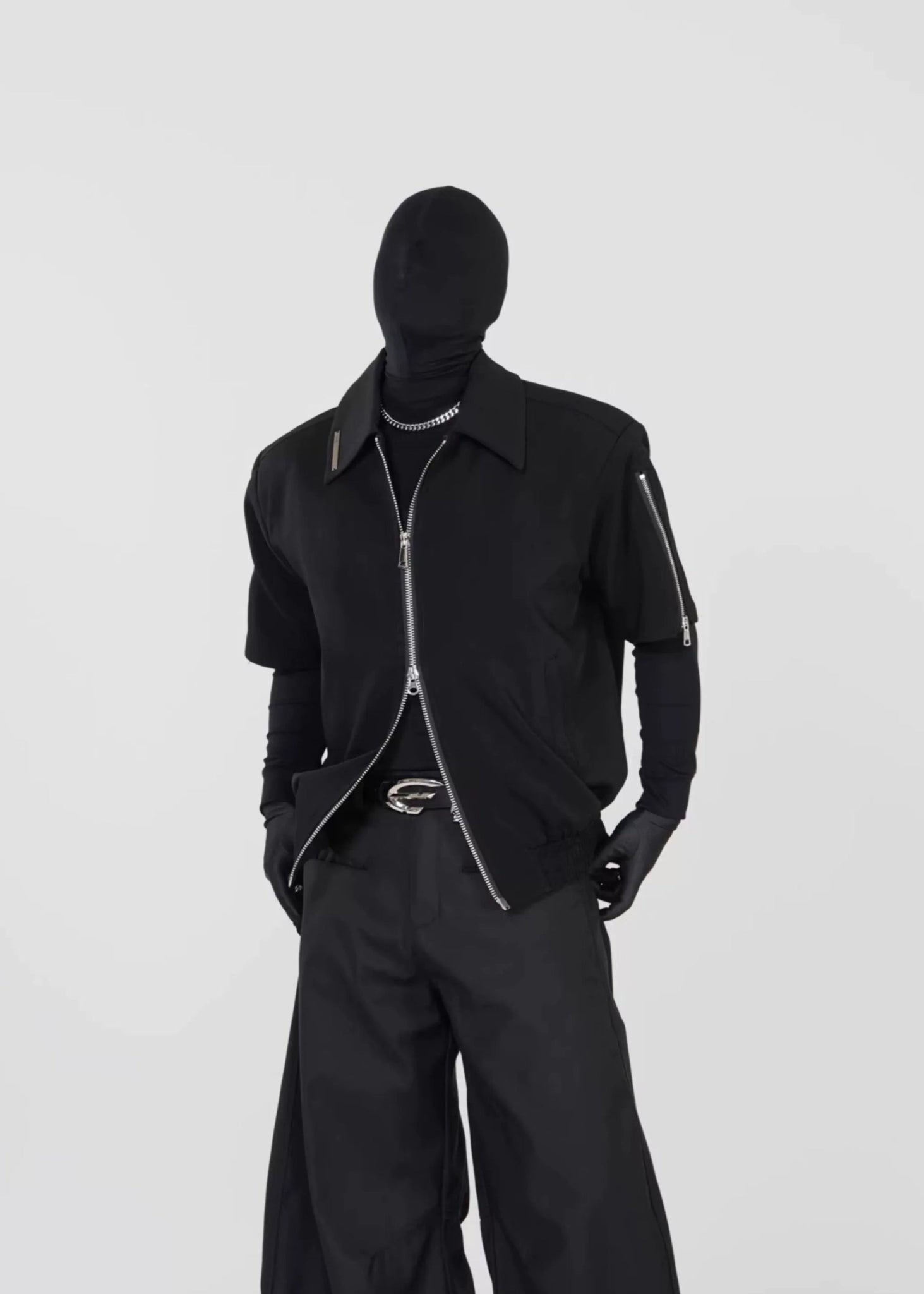 Dual - Zip Short Sleeve Jacket - Rick Circus